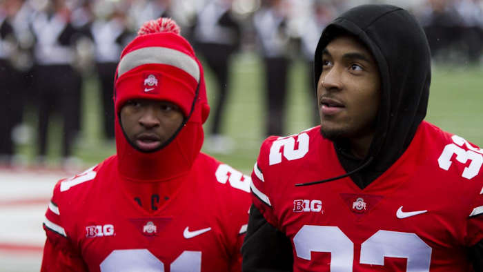 63. Evan Pryor and TreVeyon Henderson